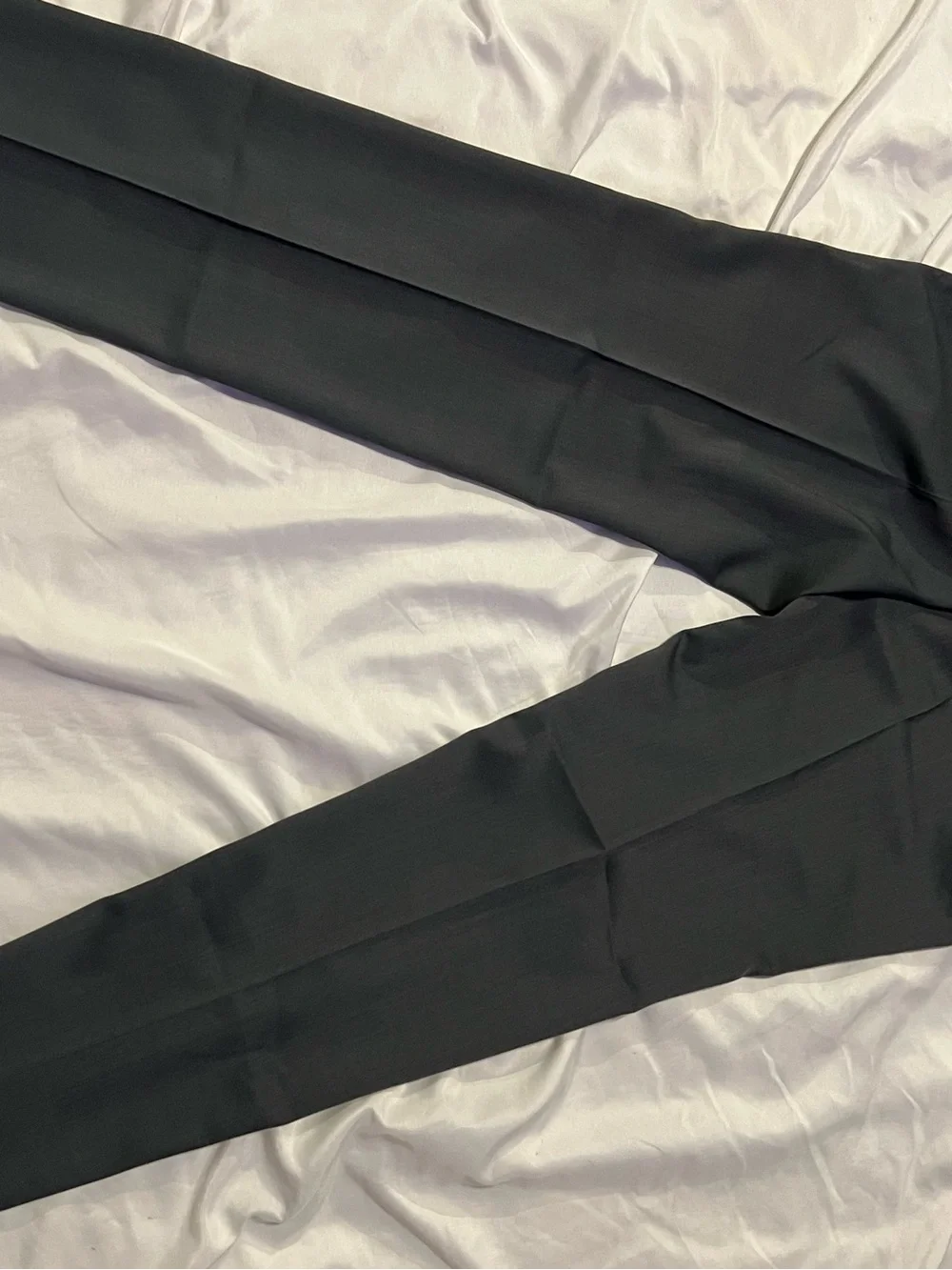 Chaps Men's Black Dress Pants - Slim Tailored Crease